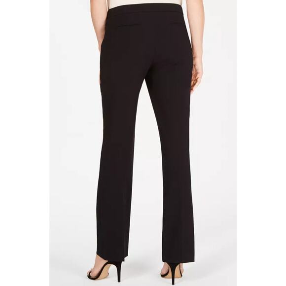 Anne Klein AK Bi Stretch Modern Dress Pants Womens Size 8 Black NWT NEW - Picture 3 of 8